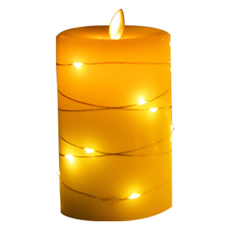 Control remoto vela electrónica romántica Cadena de luz cumpleaños diseño guía propuesta confesión vela electrónica luz romántica luz LED