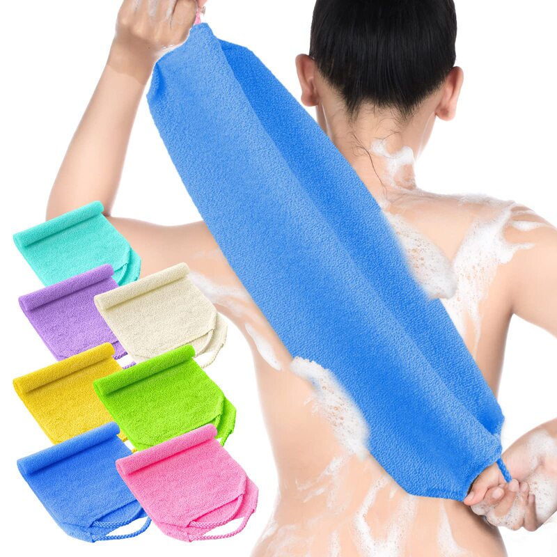 Bath and Back Rub Artifact Elastic Back Special Household Men's and Women's Bath Strong Mud Bath Towel Long Bath Towel