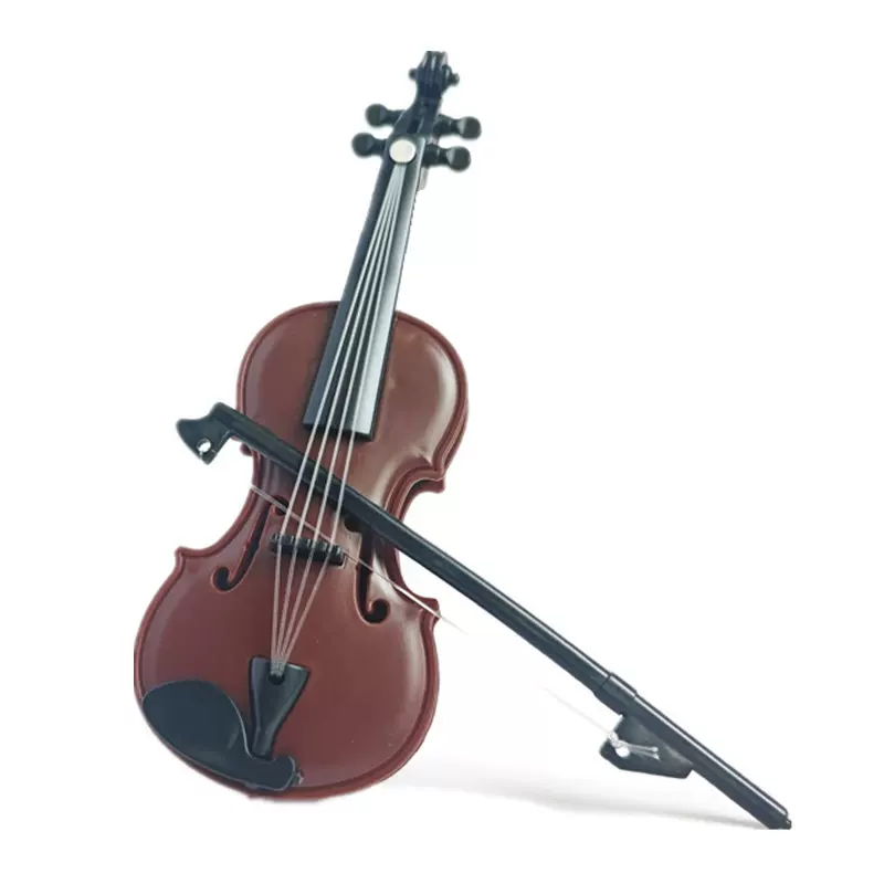 仿真塑料大提琴乐器场景橱窗展示布置道具12*4.5cm音乐乐器玩具