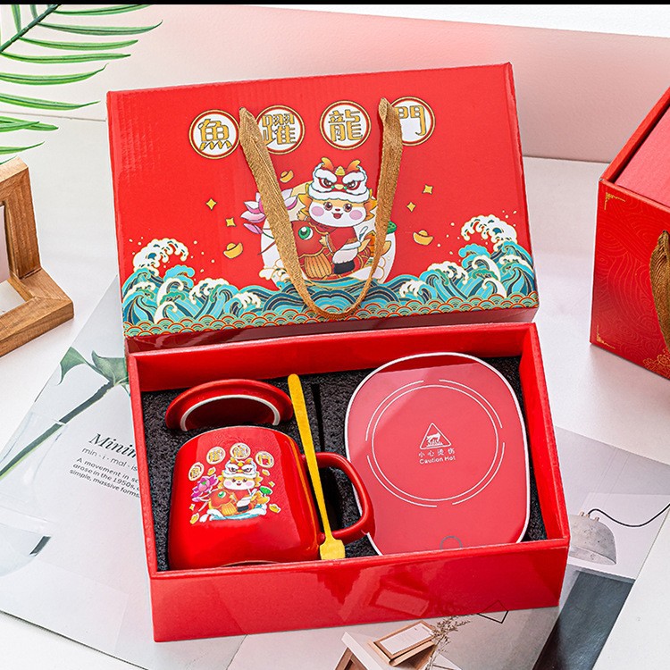 Recuerdos prácticos, tazas termostáticas de cerámica, sets de regalo creativos, regalos sorpresa, premios para eventos empresariales, obsequios, regalos de agradecimiento