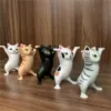 Enchanting cat ornaments mixed hair