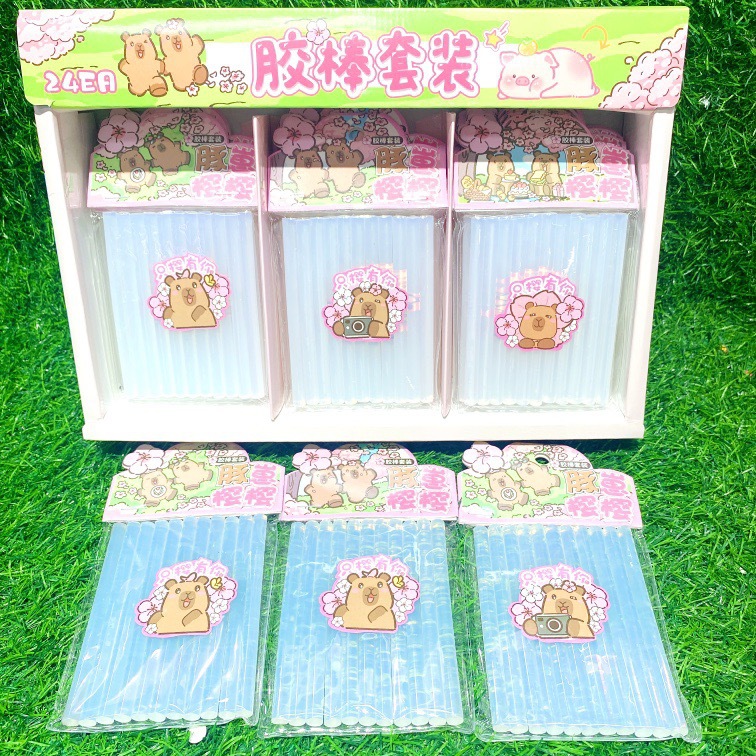 热熔胶棒环保透明高粘热熔棒diy手工胶枪专用热熔胶条7mm胶棒小号