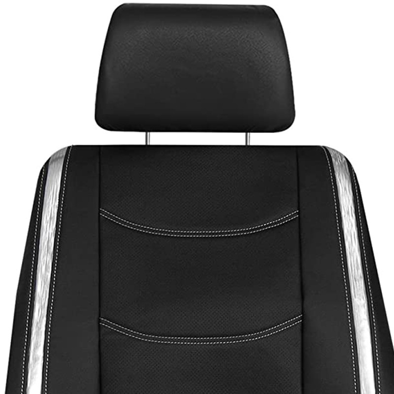 Pu Leather Car Seat Cover, Universal Anti-Stain and Anti-Scratch Protective Cover Suitable for Front and Rear Seats of Cars, Trucks, and Suvs