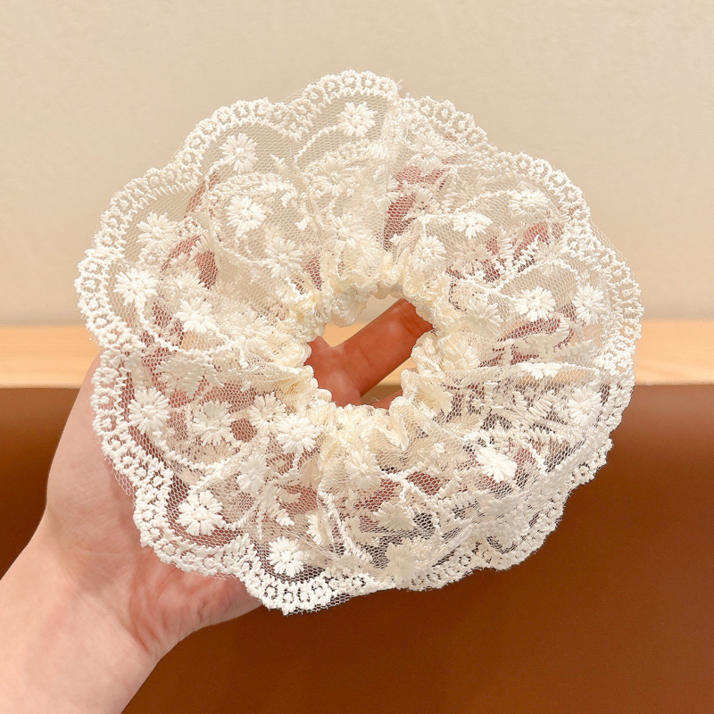 Anillo de cabello de intestino grande coreano para mujeres de alto nivel toallas cuadradas cuerdas de cabello de alta elasticidad y elásticas duraderas flojas flojas