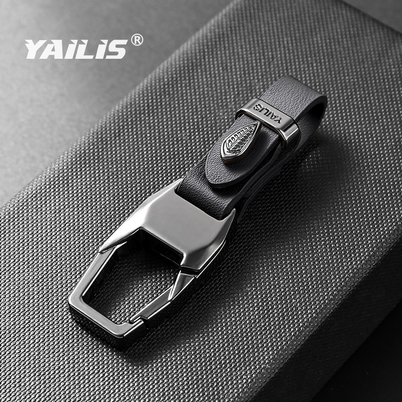 Colorful square buckle [black]
