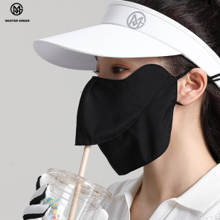 MG golf sun protection mask women's thin eye protection corner high-looking UV protection face mask outdoor riding mask