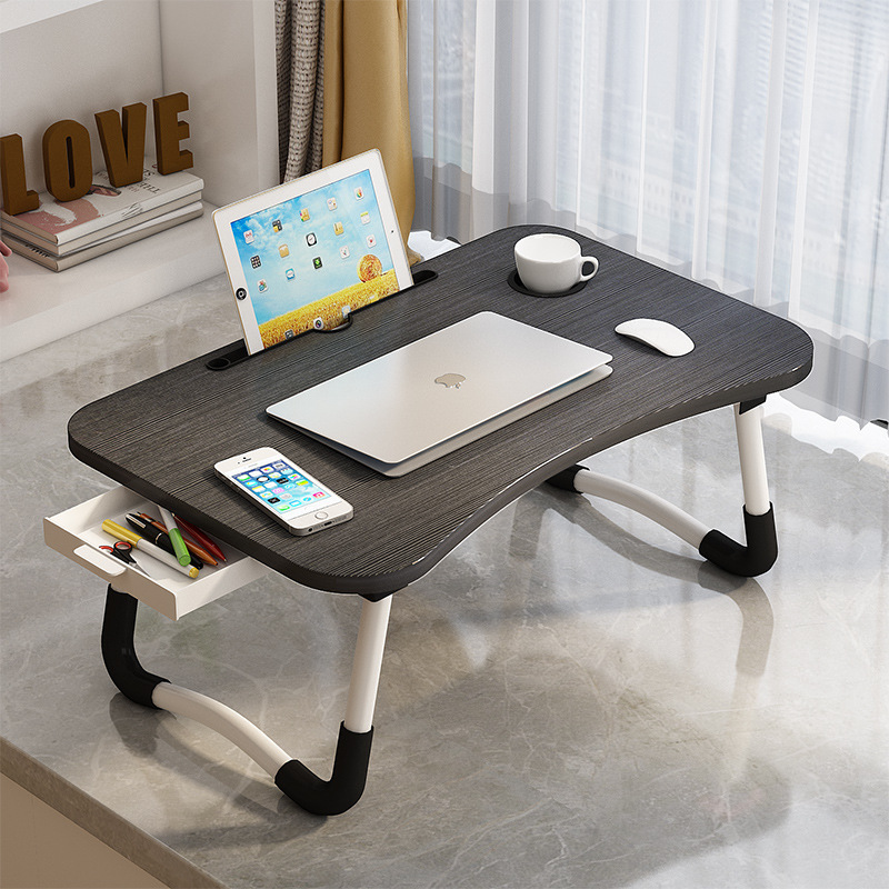 Factory Free Shipping Foldable Dormitory Study Table Simple Small Table Bed Desk Lazy Folding Computer