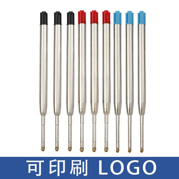 In Stock 424 Metal Pen Refills G2 Metal Refills Metal Ballpoint Pen Refills Smooth Writing 1.0mm Customized