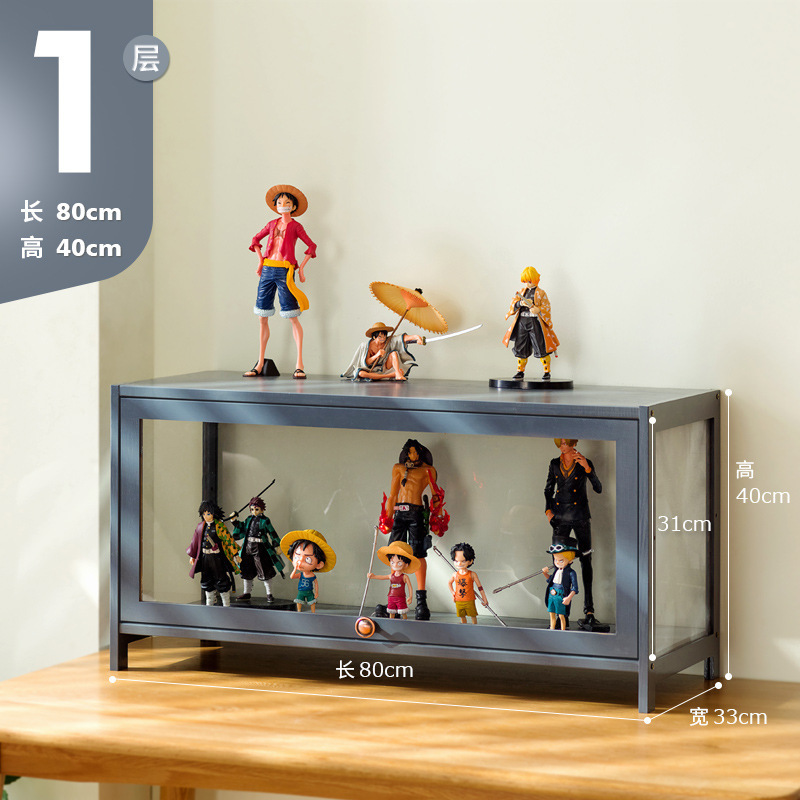手作りディスプレイキャビネット模造ガラス透明防塵ディスプレイキャビネットレゴおもちゃアクリルディスプレイキャビネットスモークキャビネット化粧品|undefined