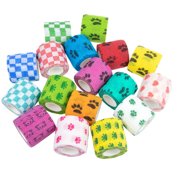 Self-Adhesive Elastic Bandage Non-Woven Student Finger Protection Tape Binding Sports Protective Bandage Elastic Self-Adhesive Bandage Customization