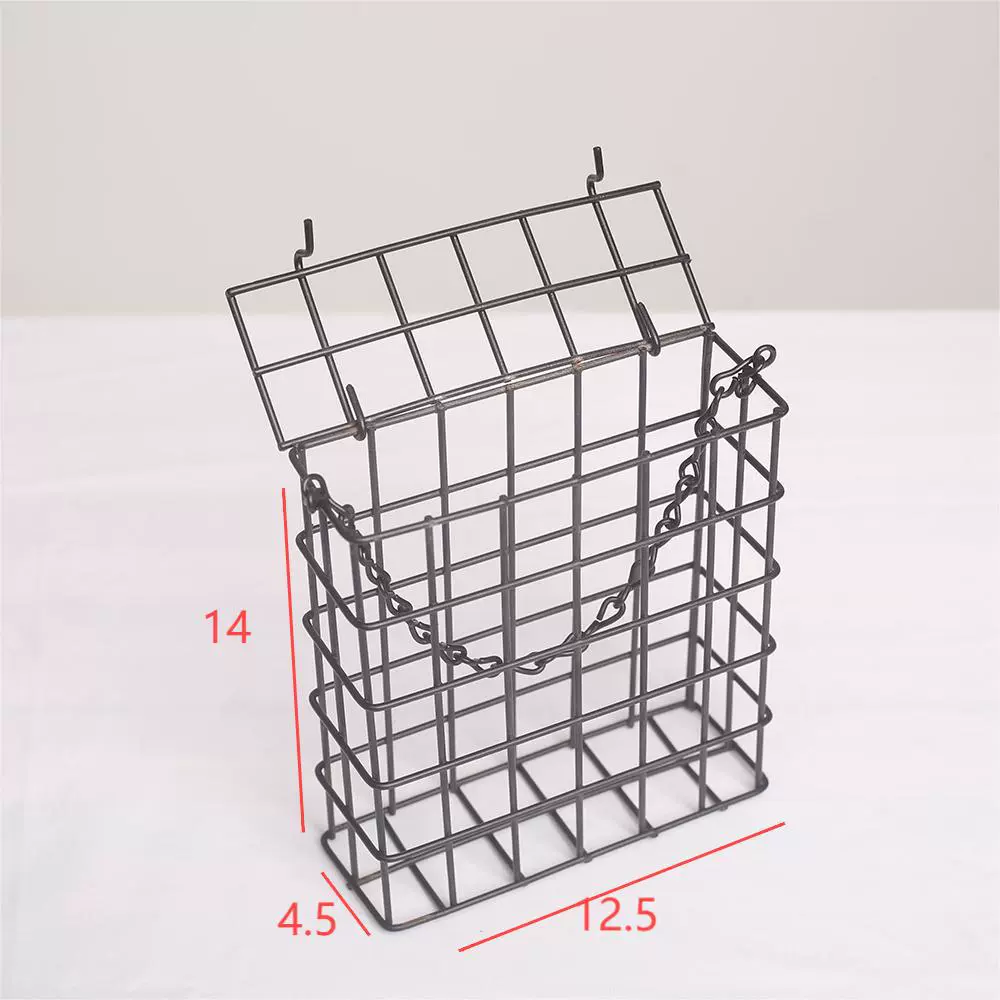 Spot square bird cage feeding outdoor wire feeder suspension strap stranded bird feeder Hummingbird feeder