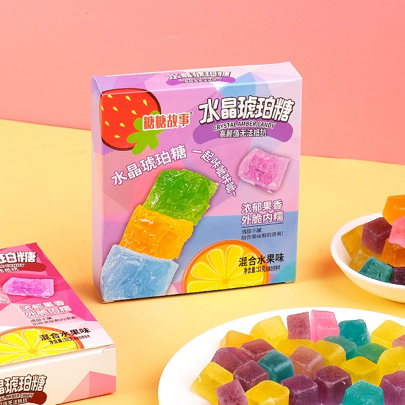 Янтарный сахар девушка сердце драгоценный камень сахар ручной работы драгоценный камень Сахар Кристалл сахар жевательная конфета с голосовым управлением чистая красная Алмазная сахарная закуска