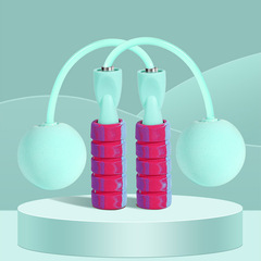 Internet celebrity new load-bearing skipping rope cordless adult men's and women's fitness equipment indoor silent large ball model