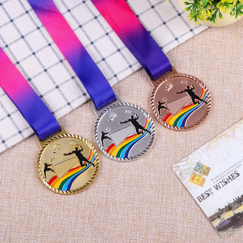 Medalla Metálica Conmemorativa de Aleación de Zinc Personalizable para Eventos Deportivos
