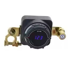 Выключатель питания аккумулятора с вольтметром для лодок, автомобилей, автофургонов, грузовиков, переключатель аккумулятора 300А