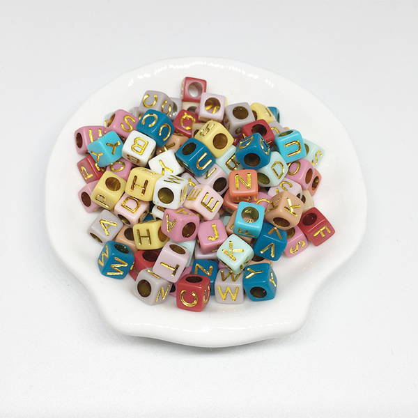children's acrylic beaded bracelet handmade