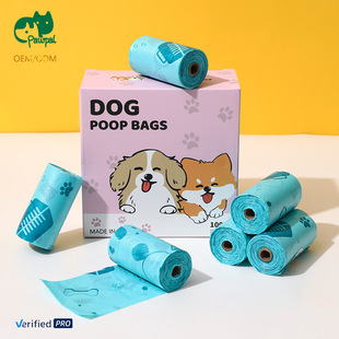 Cross-border Degradable Pop-up Bag with Fragrance Thickened Pop-up Bag for Dog Walking Portable Pet Garbage Bag Factory