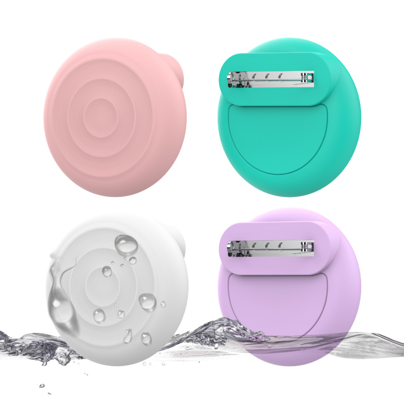 Suitable for Apple Airtag Protective Case, Wave-Patterned Brooch, Waterproof Anti-Lost Device Tracker, Airtag 2Nd Generation Protective Case