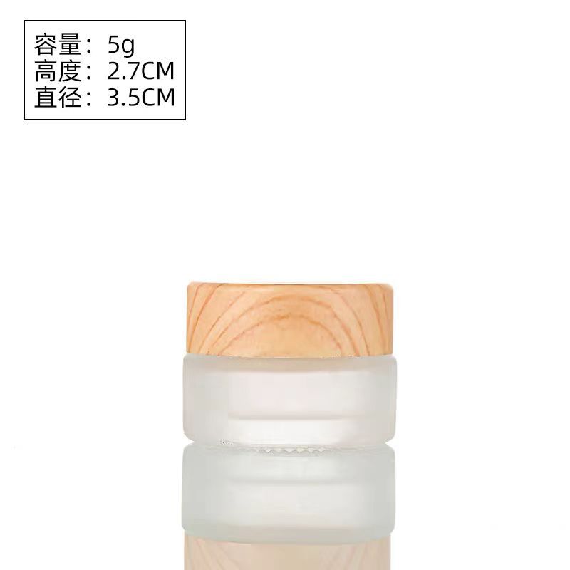 Botella de aerosol de botella de emulsión de vidrio 20ml - 120ml presiona botella dividida botella de vidrio cosmético mate image 7