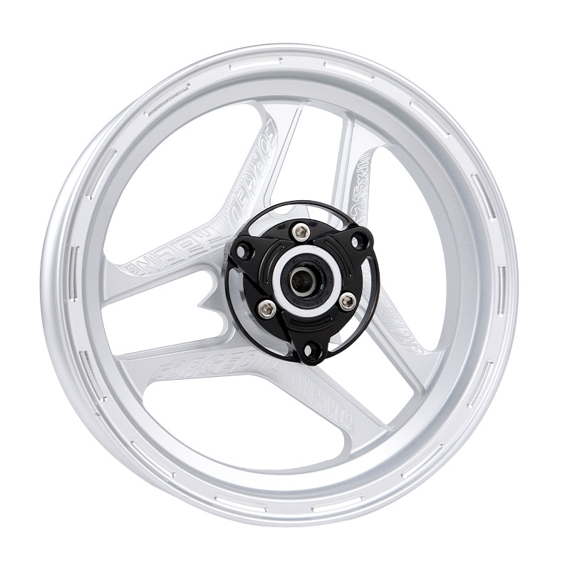 The front wheel hub of Flanders is suitable for calf M +9 F90 UBE electric motorcycle 10-inch front wheel steel ring