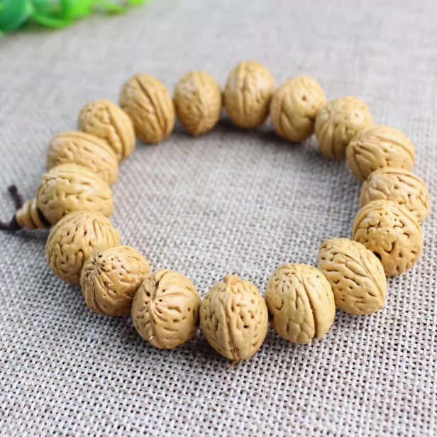 盘完桃核手串脑纹蟠桃佛珠念珠手链古玩文玩饰品男女批发国潮