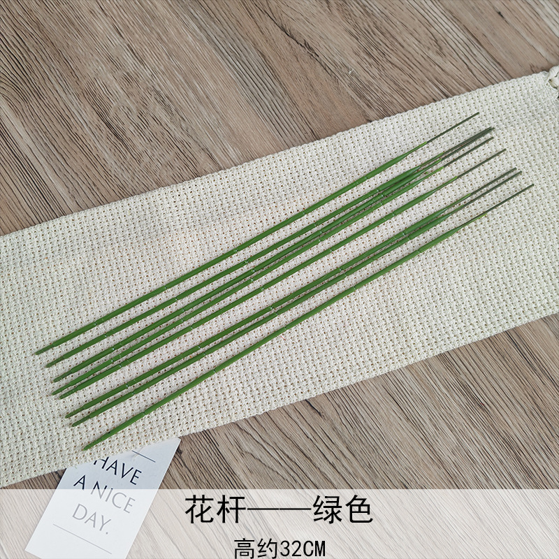 Flores de boda de alta calidad de flores de madera verde de bambú y lirio de pino masson de alta calidad