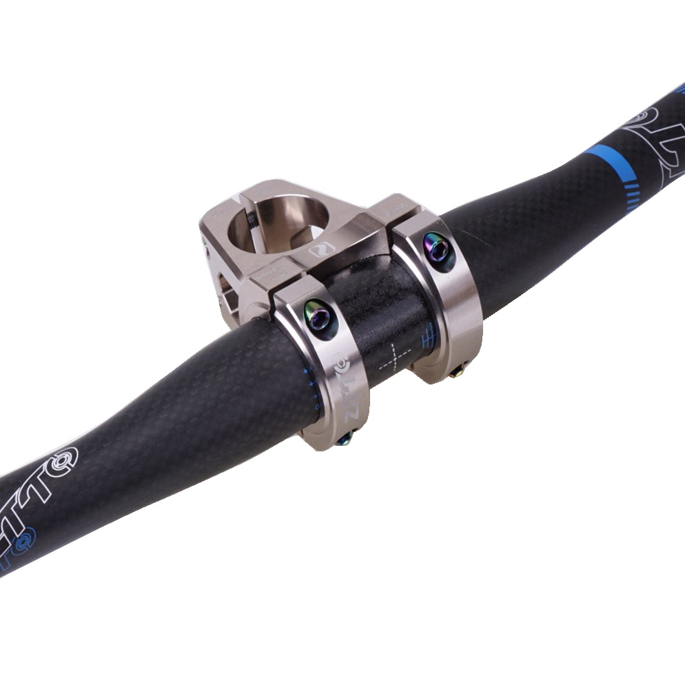 ZTTO Bicicleta de montaña Bicicleta de pie CNC Aleación de aluminio ultraligera hueca Manguera corta de pie 31.8*35 elevador de velocidad