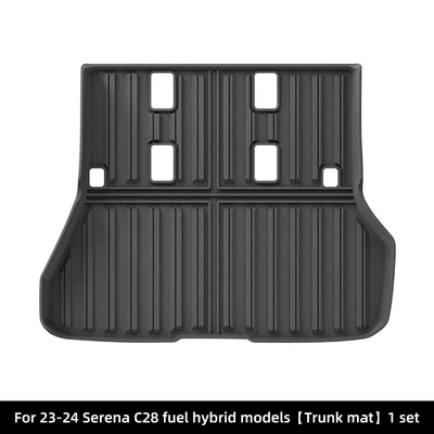 Suitable for 16-24 Trunk Mat - 23-24-serena-c28-trunk-mat-fuelhybridsoutheast-asiajapanhong-kong-black