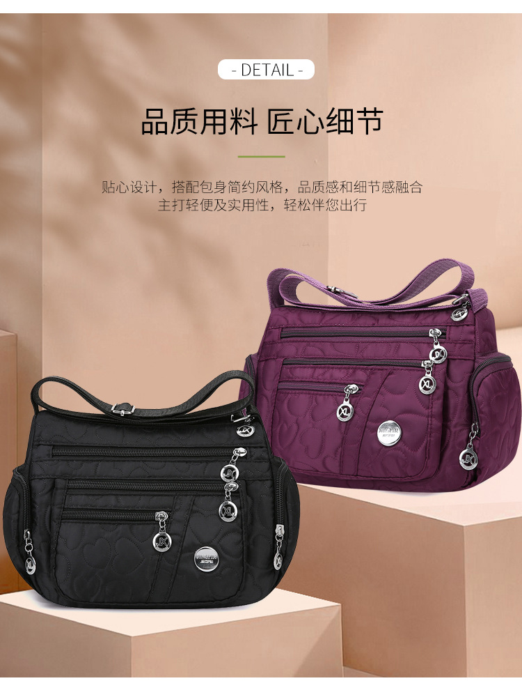 Crossbody bag for women 2025 New style middle-aged women's bag, large capacity single-shoulder mom bag, versatile, casual and fashionable women's bag Application Scenario