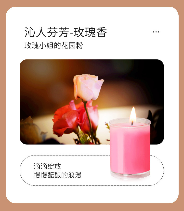 Mystery Low-Temperature Massage Candle with Strawberry Scent, Red Soy Wax Candle for Romantic Atmosphere — detail image 3