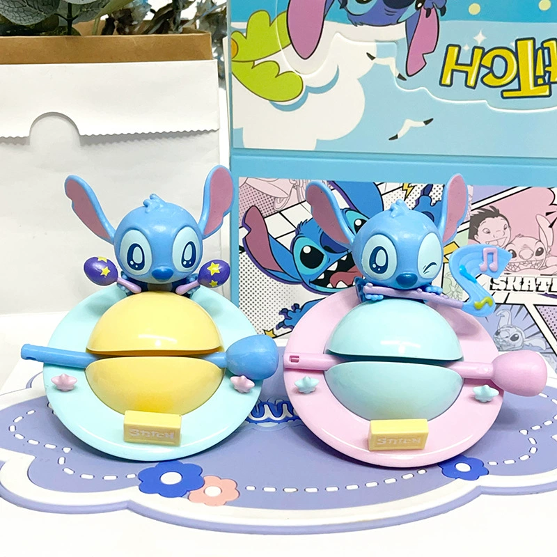 Кукла-символы декоративной игрушки из дерева в виде рыбы Stitch, коробка с сюрпризом, милый персонаж в стиле Stitch, трендовая фигурка