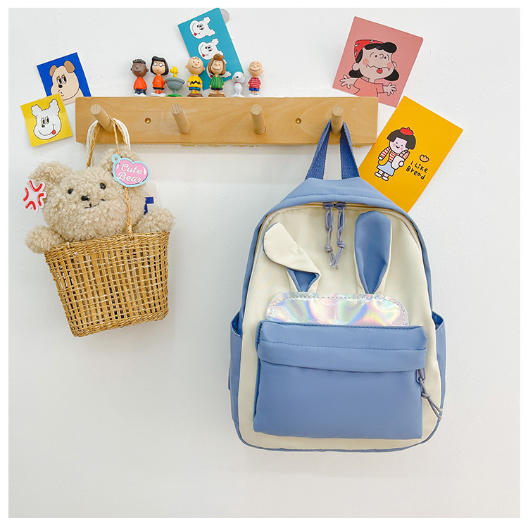 446g Weight Sequins, Sewing Thread Fashion Element Zipper Closure Type Double Shoulder Straps Strap Type Functional Backpack Bags Type Casual, School Occasion Nylon Material School Backpack, Kids Backpack Backpack Animal Pattern All Seasons Season Kid'S Gender Cute Style Square Shape Kid'S Nylon Animal Cute Sequins Sewing Thread Square Zipper Functional Backpack 15