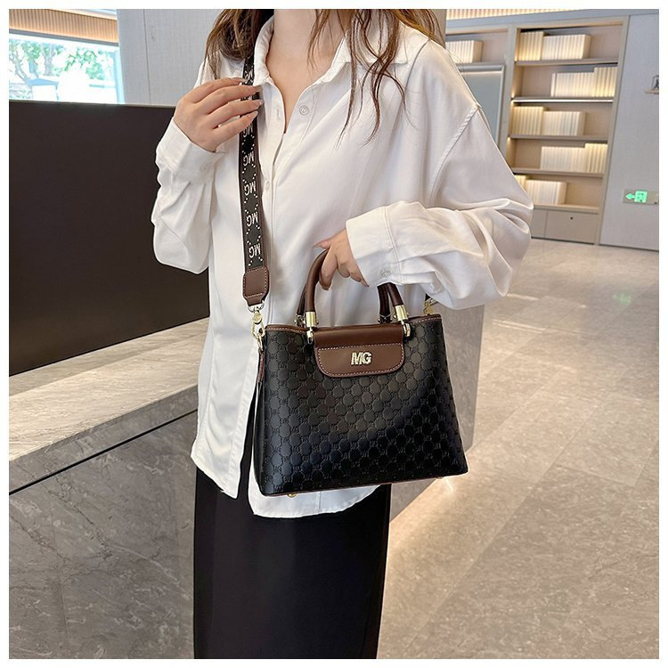 Bolso de mano de las mujeres de gran capacidad estilo coreano nuevo otoño simple estilo occidental rombo solo hombro crossbody solo hombro bolso de las mujeres