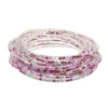 25 Acrylic Mixed Drills-Purple (Silver Plating)