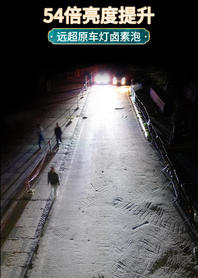 Car LED Laser Headlight Modified High Beam Low Beam Integrated