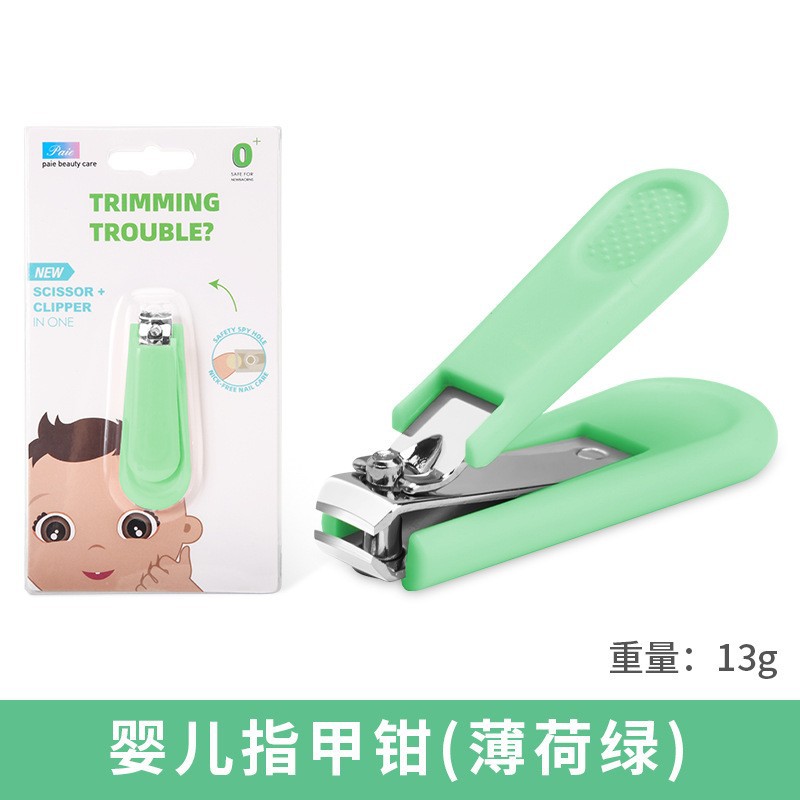 Mint children's nail scissors