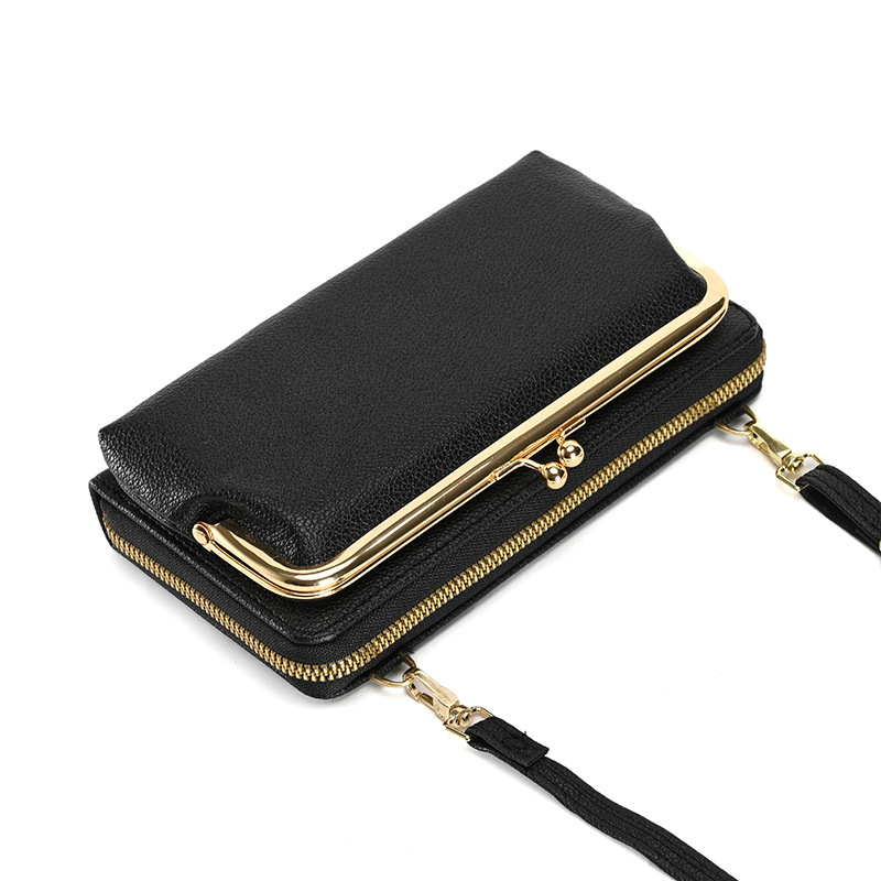 2023 neue Retro Nische Design Abend Tasche High-end-Temperament Handy Tasche Lychee Muster Umhängetasche Rahmen Tasche_voghion.com