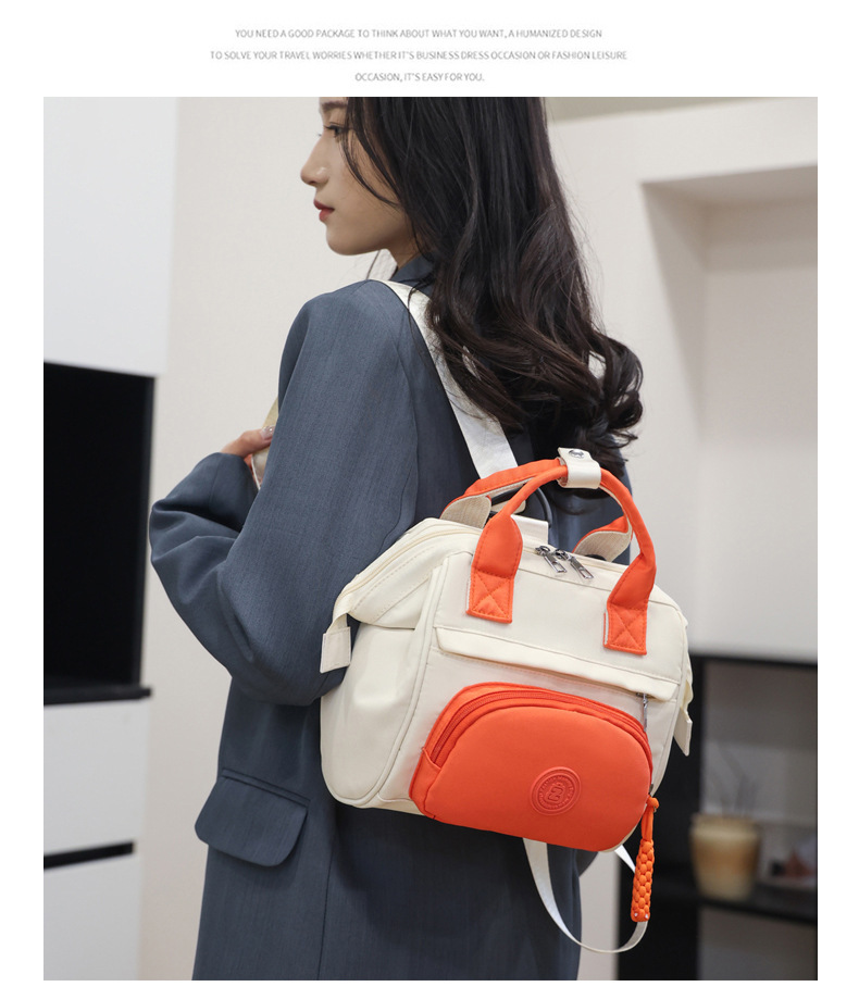 A portable small bag for women, a light backpack for shopping and commuting, fashionable Oxford fabric, a backpack for strolling kids, a mommy bag, a baby bag undefined