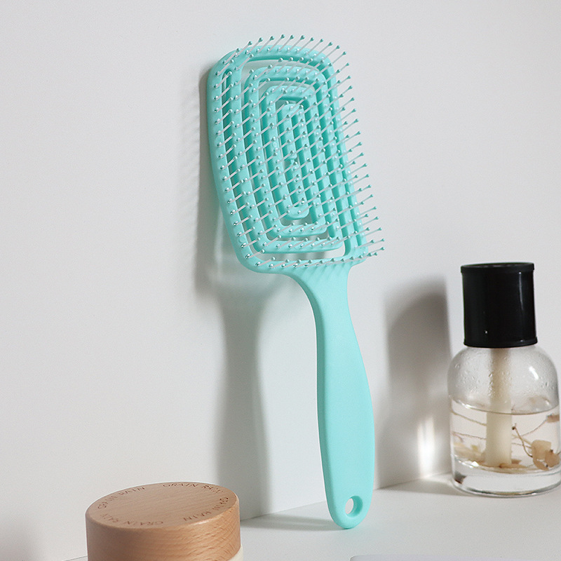 Nuevo hueco en forma de retorno peine mosquito incienso peine portátil para niñas peluquería suelta pegada cerca del cuero cabelludo masaje peine costilla