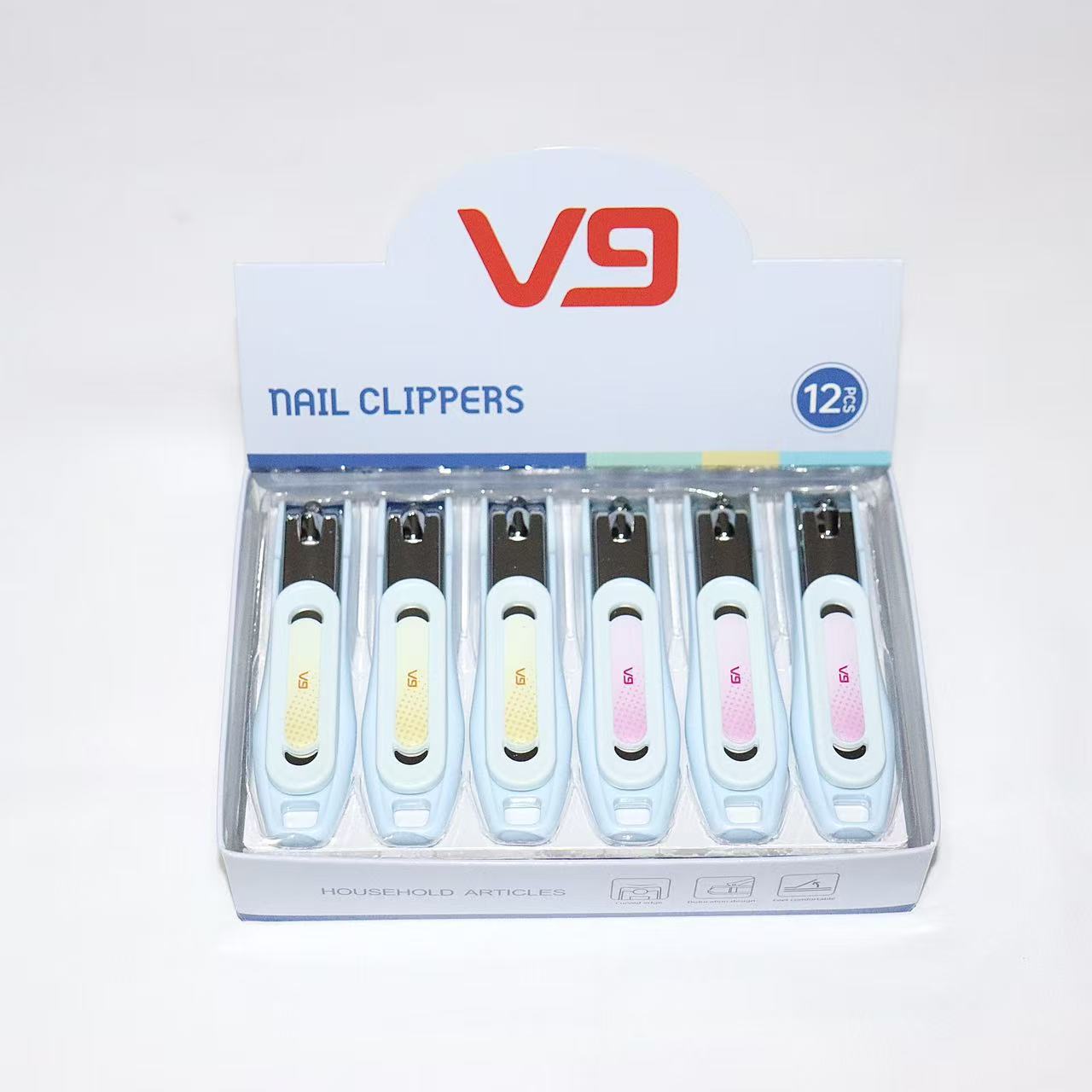 Jinda V9V845 Anti-Splash V9 Nail Clipper Box Decoration Manicure Nail Scissors Wholesale Flat Nail Clipper Manicure Tools