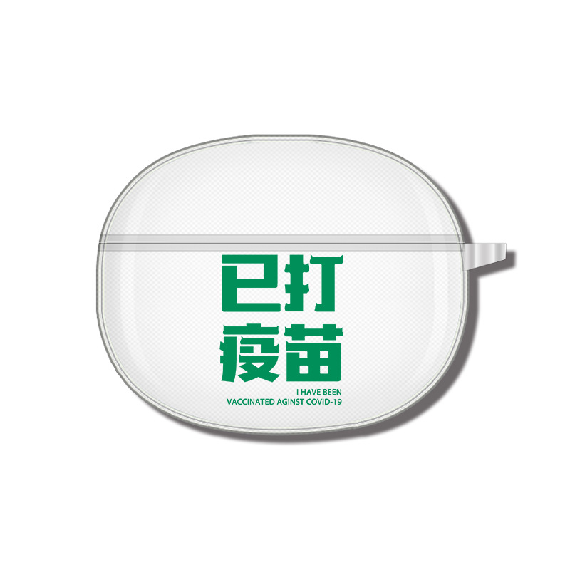 Adecuado para realme buds air3, funda para auriculares, funda protectora Bluetooth, carcasa suave transparente de TPU, patrón de impresión en color