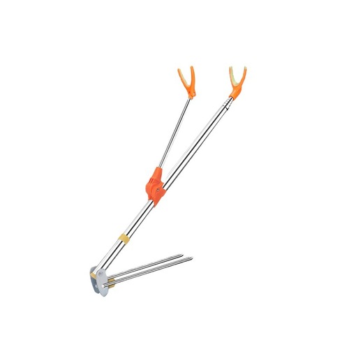 Fishing gear supplies stainless steel fort fishing rod bracket fishing chair dual-purpose fishing bracket fish rod bracket