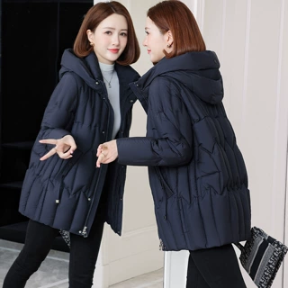 妈妈羽绒服中长款2026冬季新款中老年女装时尚洋气鸭绒保暖外套女