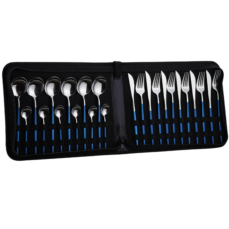 E타입 [필통가방] 실버+블루 24종세트