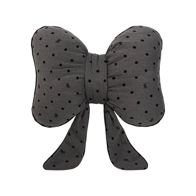 Car Decoration Supplies Wholesale — Waist support - polka-dot-bow-ribbon-waistrest-gray