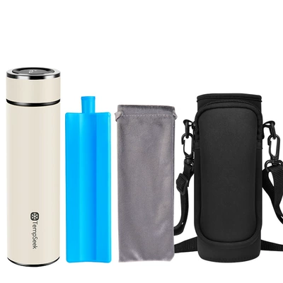 Soyuducular Refrigeration Box Small Refrigerator - insulin-cooler-1-ice-crystal-white-upgraded-cup-sleeve-with-2-electronic-packs