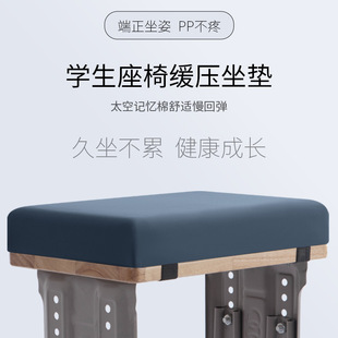 Memory Foam Cushion, Cool Cushion, Ice Silk Stool, College Student, Junior High School Student, High School Student Chair Cushion, Sedentary Seat Cushion, Butt Cushion