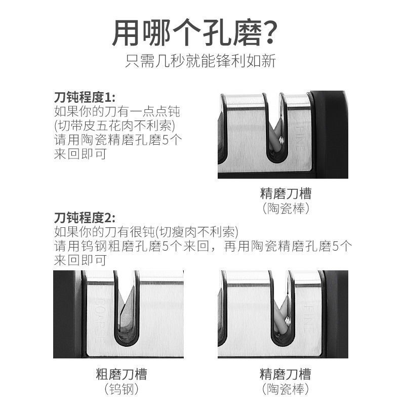 国境を越えたアマゾンの起爆研磨器家庭用包丁粗研磨多機能手動滑り止め砥石|undefined