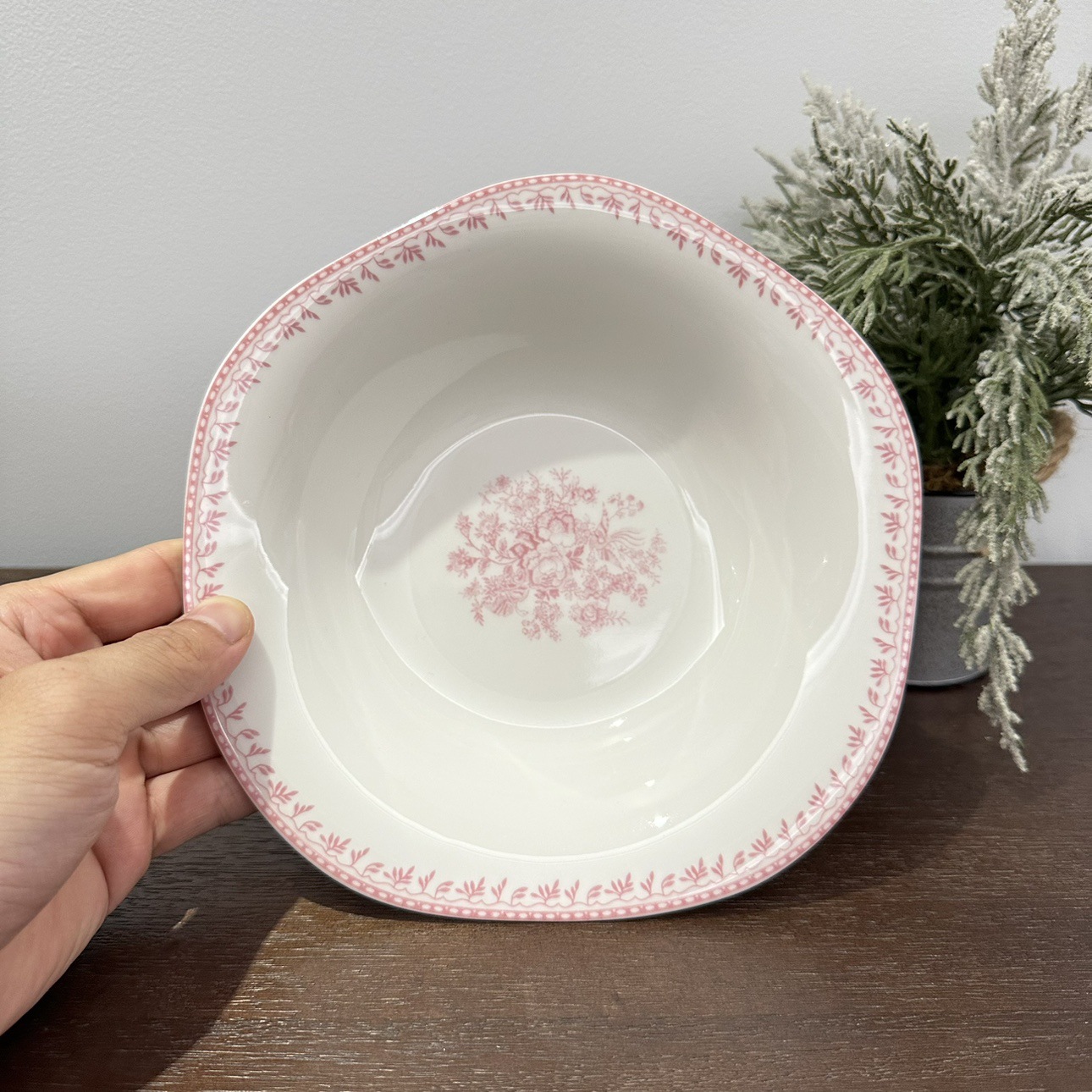 LZ Cross-border Lusheng Vajilla Cerámica Serie Lancaster Tazón de arroz Plato plano Plato de comedor