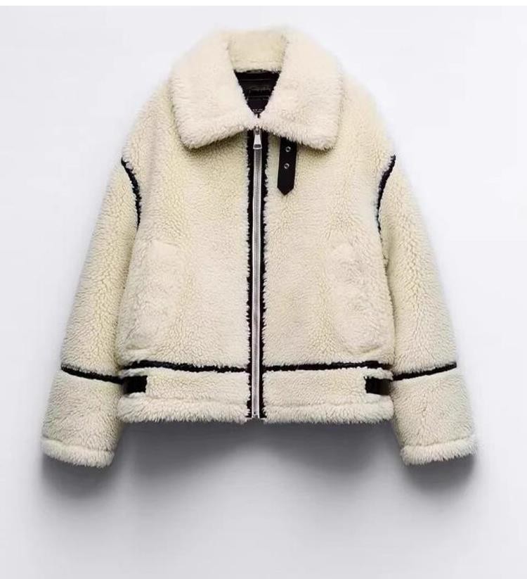 Stylish Lamb Fleece Jacket